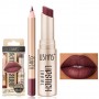 Ruj solid pentru buze 2 in1 USHAS GOLD Long Lasting Matte & LipLiner Cod 01B Merlot